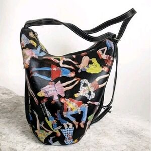 Sydney Love Purse Handbag Backpack Convertible Fashionista Women Colorful Quirky